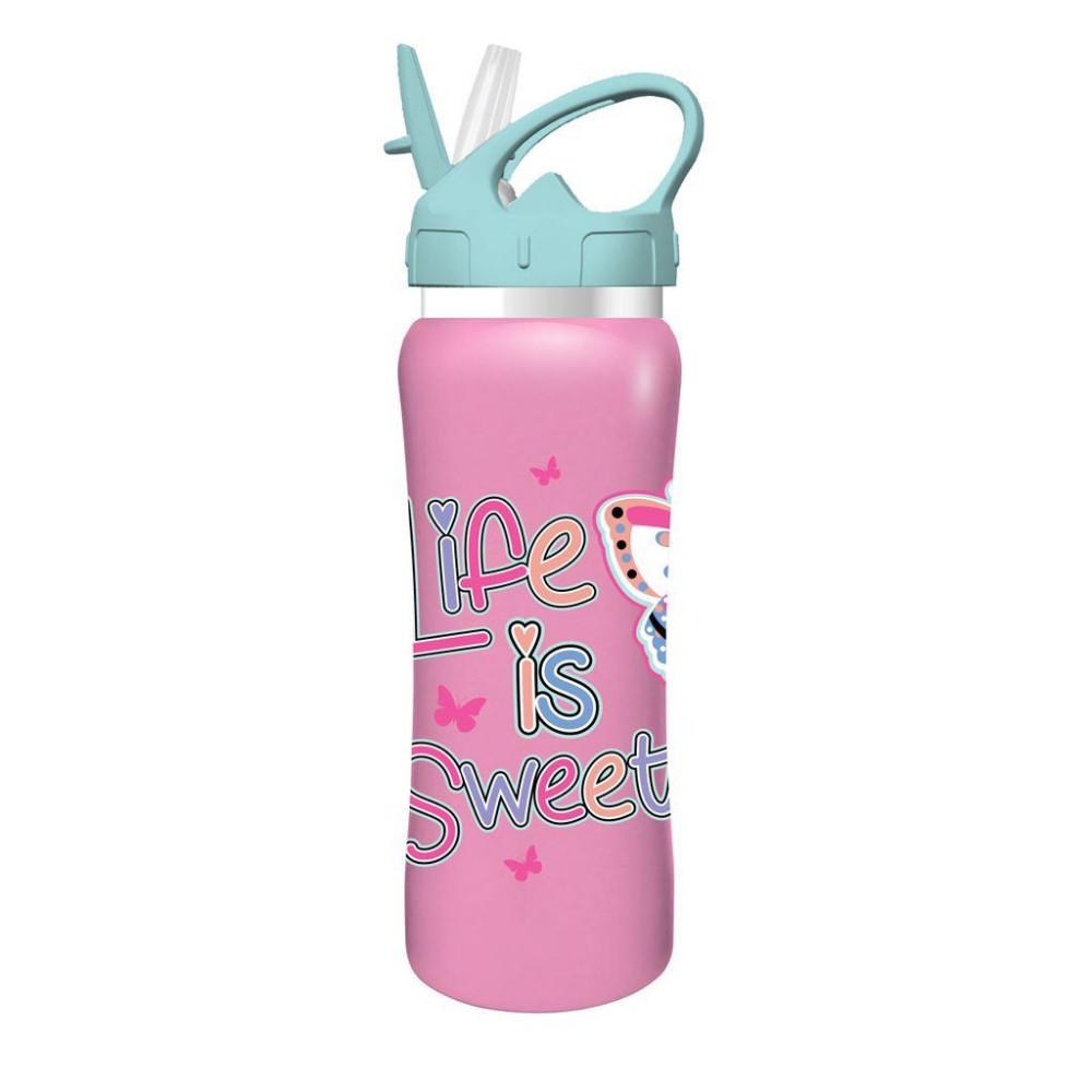 MUST ΣΕΤ ΦΑΓΗΤΟΥ ΦΑΓΗΤΟΔΟΧΕΙΟ PP ΠΛΑΣΤΙΚΟ 800ML & ΠΑΓΟΥΡΙ ΑΝΟΞΕΙΔΩΤΟ 500ML LIFE IS SWEET (586470)