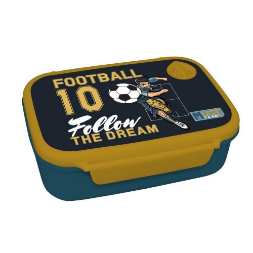 MUST ΦΑΓΗΤΟΔΟΧΕΙΟ 800ML PP ΠΛΑΣΤΙΚΟ 18Χ13X6CM FOOTBALL (586472)