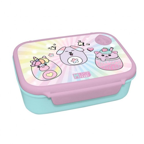 MUST ΦΑΓΗΤΟΔΟΧΕΙΟ 800ML PP ΠΛΑΣΤΙΚΟ 18Χ13X6CM SQUISHCUTIES (586473)