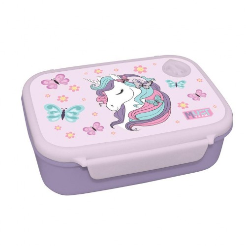MUST ΦΑΓΗΤΟΔΟΧΕΙΟ 800ML PP ΠΛΑΣΤΙΚΟ 18Χ13X6CM LOVELY UNICORN (586473)