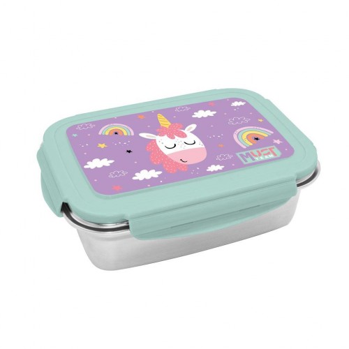 MUST ΦΑΓΗΤΟΔΟΧΕΙΟ 900ML ΑΝΟΞΕΙΔΩΤΟ 20,5Χ14,5Χ6CM UNICORN (586474)