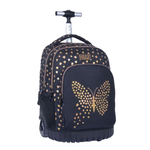 MUST TROLLEY ΔΗΜΟΤΙΚΟΥ 32Χ18Χ44 3ΘΗΚΕΣ GOLD BUTTERFLY (586522)