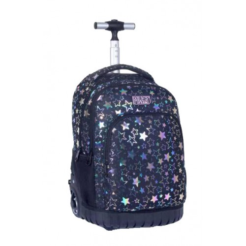 MUST TROLLEY ΔΗΜΟΤΙΚΟΥ 32Χ18Χ44 3ΘΗΚΕΣ HOLOGRAM STARS (586524)