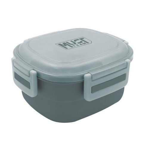 MUST ΦΑΓΗΤΟΔΟΧΕΙΟ 1300ML PP ΠΛΑΣΤΙΚΟ ΜΕ ΚΟΥΤΑΛΙ ΚΑΙ ΠΙΡΟΥΝΙ & ΠΑΓΟΚΥΣΤΗ 19,5x17,3x10,5CM  ΠΡΑΣΙΝΟ (586530)
