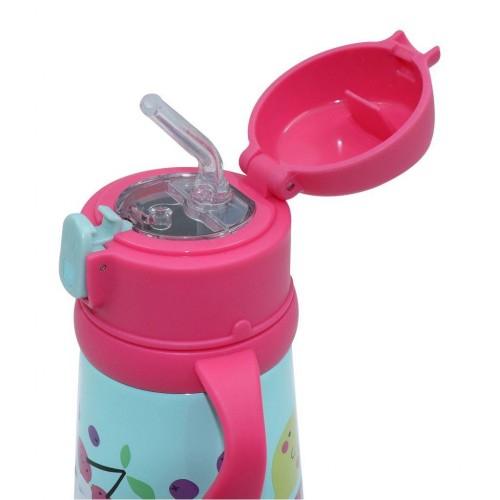 MUST TEAM ΠΑΓΟΥΡΙ ΑΝΟΞΕΙΔΩΤΟ ΘΕΡΜΟΣ 350ML ΜΕ ΧΕΡΟΥΛΙΑ & ΚΑΛΑΜΑΚΙ 12,5Χ16,5ΕΚ HAPPY DOODLE (586637)