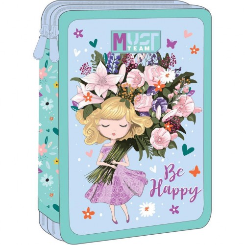 MUST ΚΑΣΕΤΙΝΑ ΔΙΠΛΗ ΓΕΜΑΤΗ 15X5X21 BE HAPPY (586724)