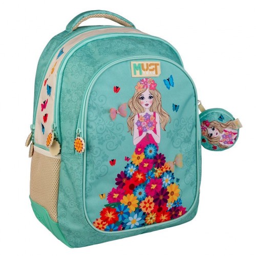 MUST ΣΑΚΙΔΙΟ ΔΗΜΟΤΙΚΟΥ 32X18X43 3ΘΗΚΕΣ FLOWER DRESS (586782)