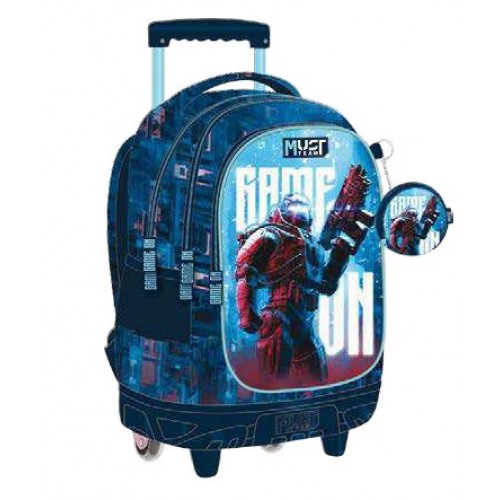 MUST TROLLEY ΔΗΜΟΤΙΚΟΥ 34Χ20Χ44 3ΘΗΚΕΣ ROBOT (586801)
