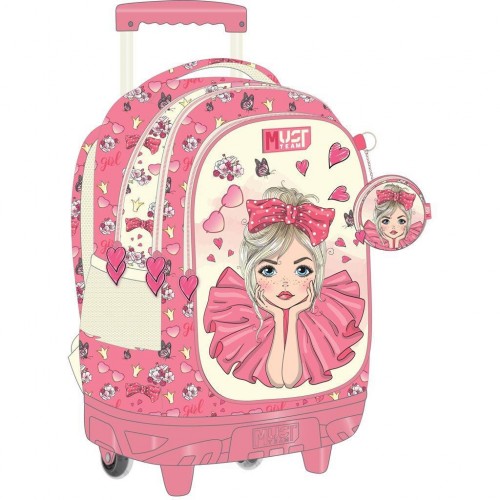 MUST TROLLEY ΔΗΜΟΤΙΚΟΥ 34Χ20Χ44 3ΘΗΚΕΣ PRETTY GIRL (586809)