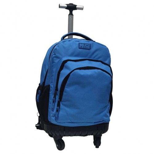 MUST TROLLEY ΔΗΜΟΤΙΚΟΥ 31X24X45 3ΘΗΚΕΣ ΜΟΝΟ ΧΕΡΟΥΛΙ & 4 ΡΟΔΕΣ ΜΠΛΕ (586853)