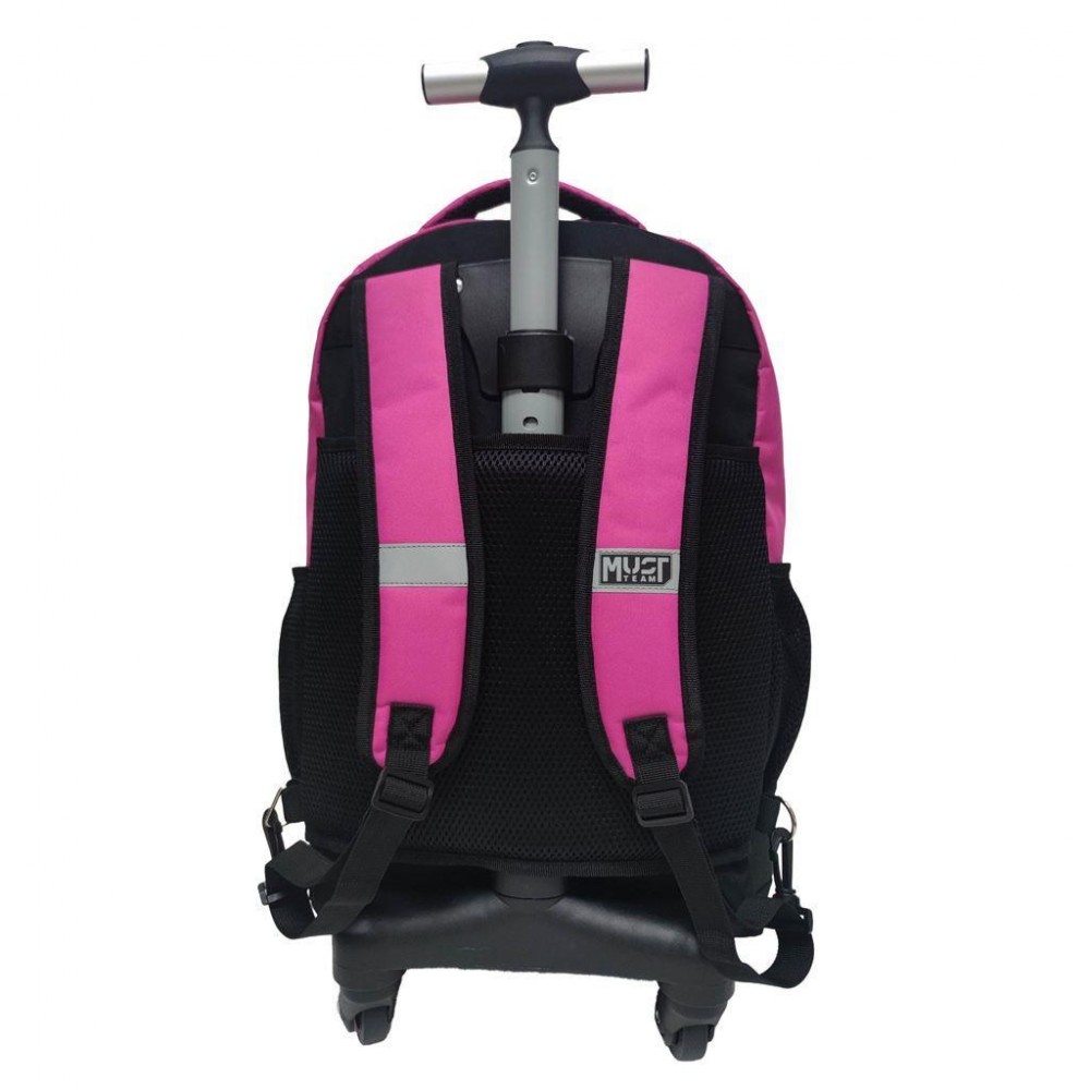 MUST TROLLEY ΔΗΜΟΤΙΚΟΥ 31X24X45 3ΘΗΚΕΣ ΜΟΝΟ ΧΕΡΟΥΛΙ & 4 ΡΟΔΕΣ ΡΟΖ (586854)