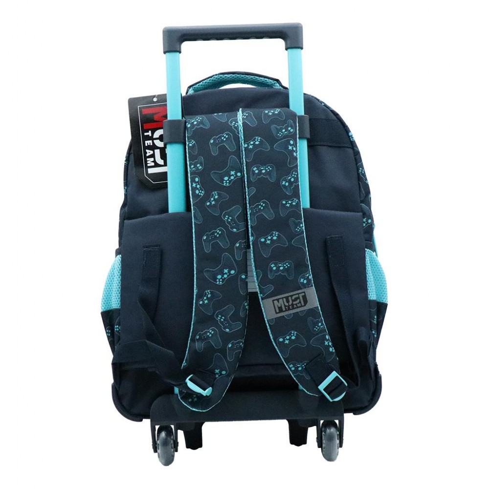 MUST TEAM TROLLEY ΣΧΟΛΙΚΟ 34Χ20Χ44EK 3ΘΗΚΕΣ GAME ON (587175)