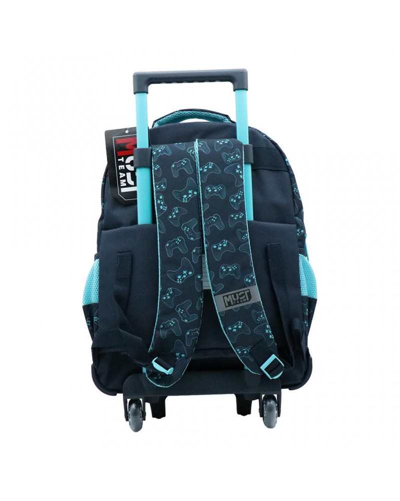 MUST TEAM TROLLEY ΣΧΟΛΙΚΟ 34Χ20Χ44EK 3ΘΗΚΕΣ GAME ON (587175)