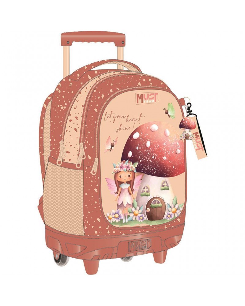 MUST TEAM TROLLEY ΣΧΟΛΙΚΟ 34Χ20Χ44ΕΚ 3ΘΗΚΕΣ ROMANTIC FAIRY (587183)