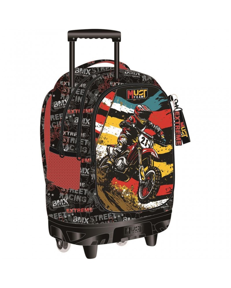 MUST TEAM TROLLEY ΣΧΟΛΙΚΟ 34Χ20Χ44ΕΚ 3ΘΗΚΕΣ ΜΟΤΟΣΥΚΛΕΤΑ (587199)