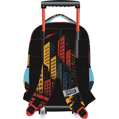 MUST TEAM TROLLEY ΣΧΟΛΙΚΟ 34Χ20Χ44ΕΚ 3ΘΗΚΕΣ PARKOUR (587235)