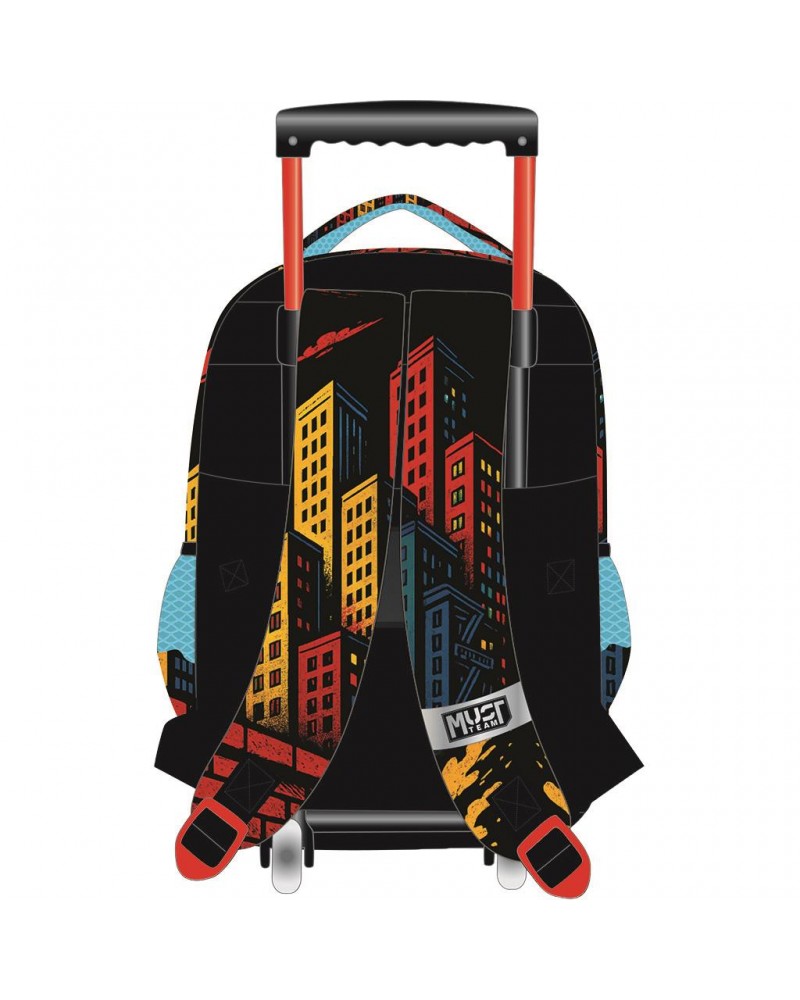 MUST TEAM TROLLEY ΣΧΟΛΙΚΟ 34Χ20Χ44ΕΚ 3ΘΗΚΕΣ PARKOUR (587235)