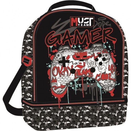 MUST TEAM ΤΣΑΝΤΑΚΙ ΦΑΓΗΤΟΥ 22Χ16Χ28ΕΚ ΙΣΟΘΕΡΜΙΚΟ GAME PAD (587284)