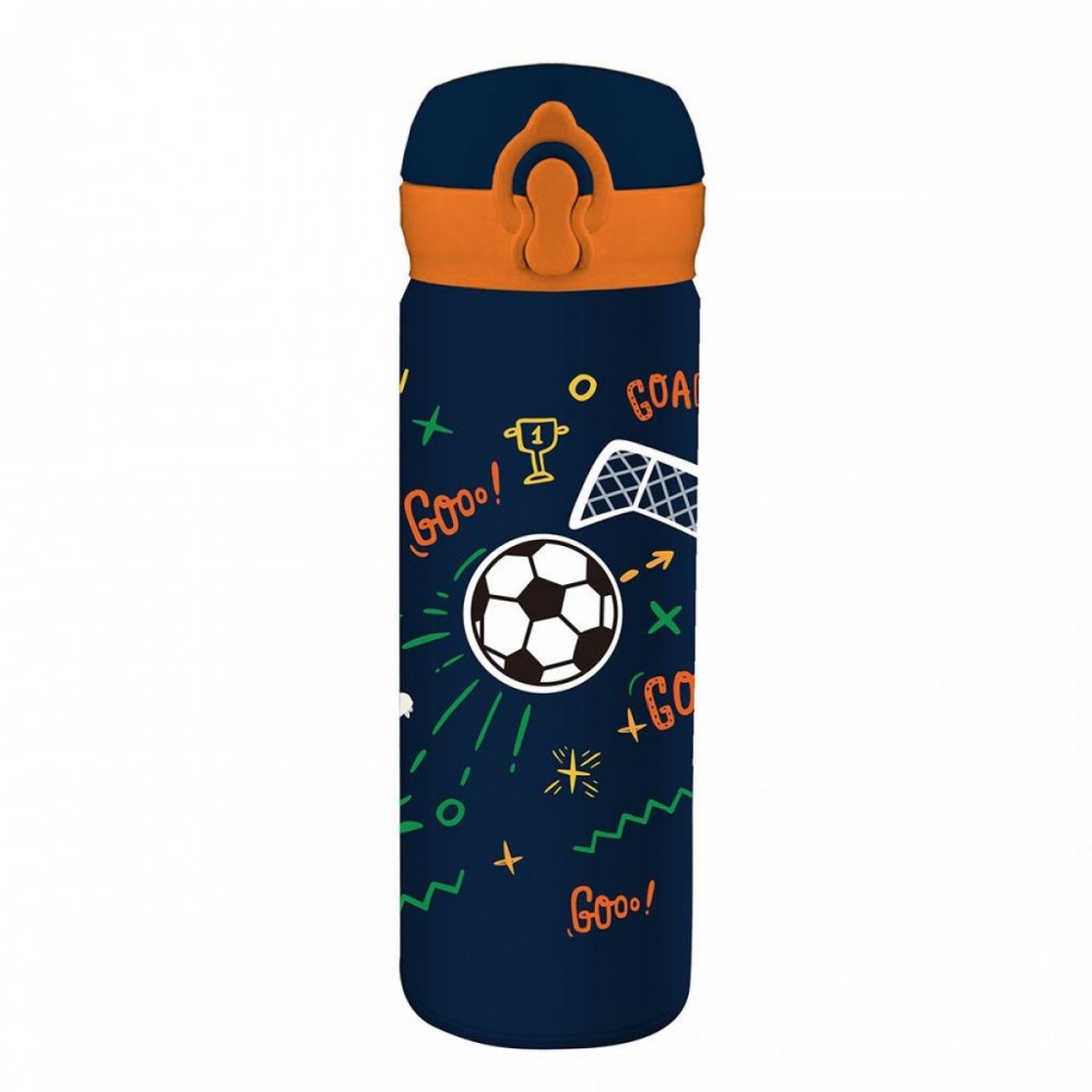 MUST TEAM ΠΑΓΟΥΡΙ ΑΝΟΞΕΙΔΩΤΟ ΘΕΡΜΟΣ 500ML ΜΕ ΚΑΛΑΜΑΚΙ 8Χ22ΕΚ ΠΟΔΟΣΦΑΙΡΟ (587463)