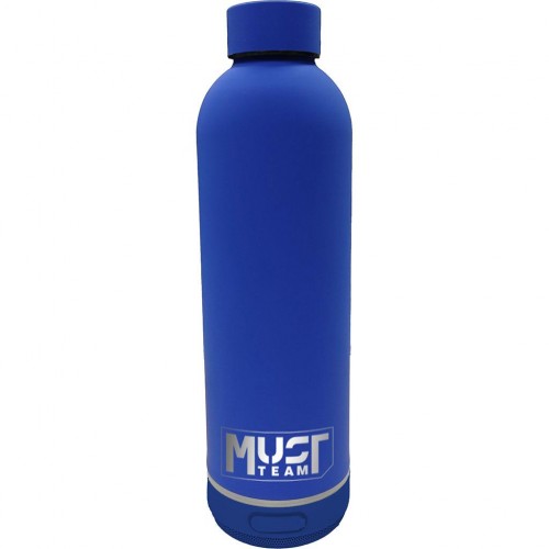 MUST TEAM ΜΠΛΕ ΠΑΓΟΥΡΙ ΘΕΡΜΟΣ 500ML ΑΝΟΞΕΙΔΩΤΟ BLUE TOOTH 7,4Χ22,2CM (587503)