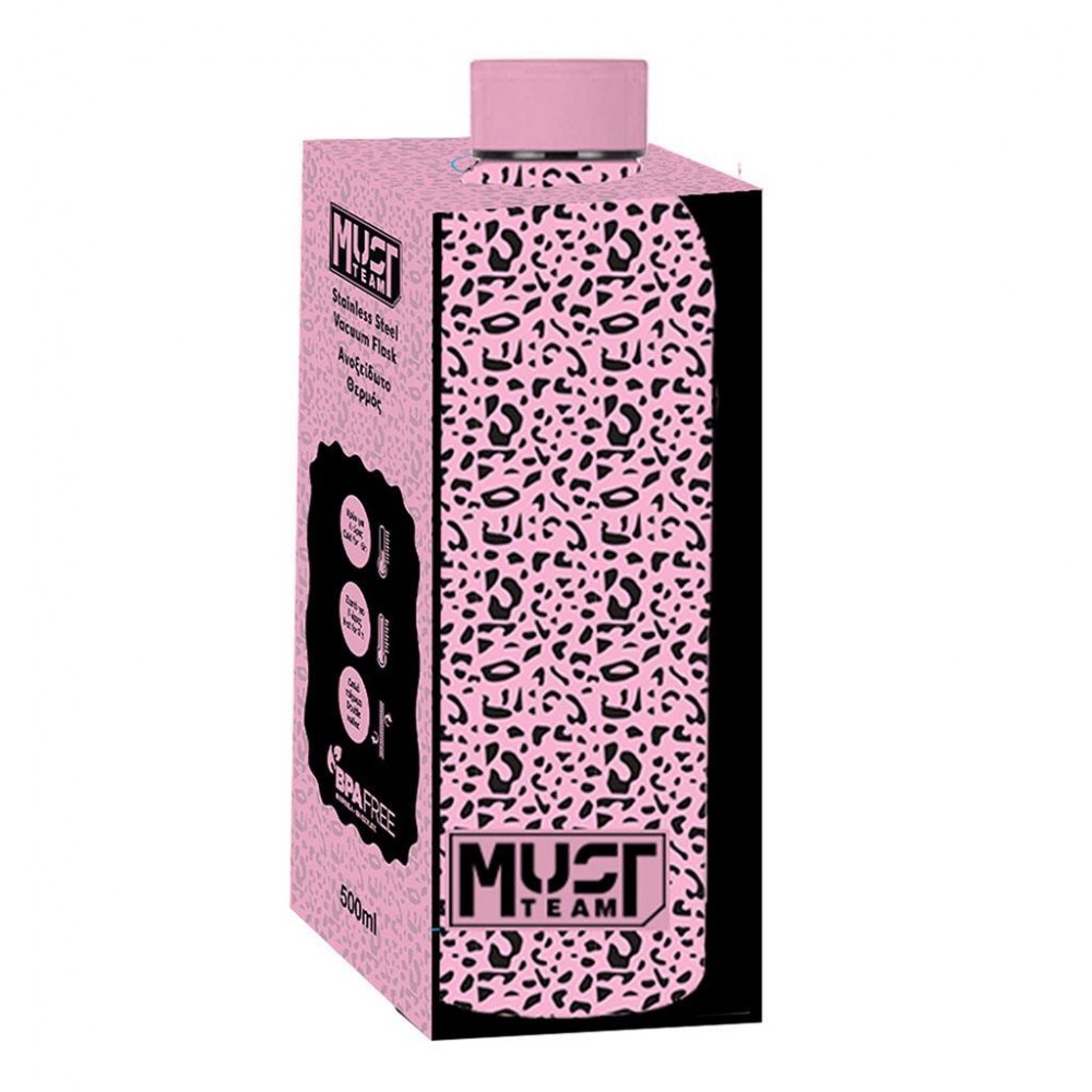 MUST TEAM ΠΑΓΟΥΡΙ ΘΕΡΜΟΣ 500ML ΑΝΟΞΕΙΔΩΤΟ 7,4Χ22,2CM  LOVE (587504)