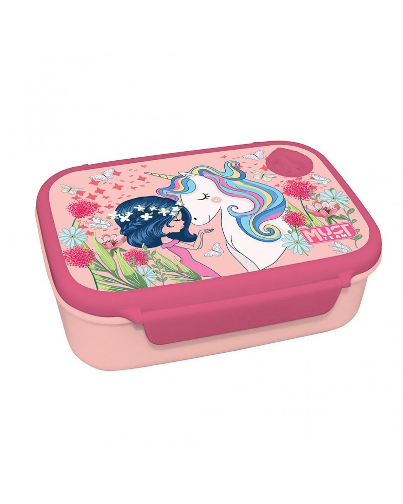 MUST TEAM UNICORN GIRL ΣΕΤ ΦΑΓΗΤΟΔΟΧΕΙΟ PP 800ML & ΠΑΓΟΥΡΙ ΑΛΟΥΜΙΝΙΟΥ 500ML (587512)
