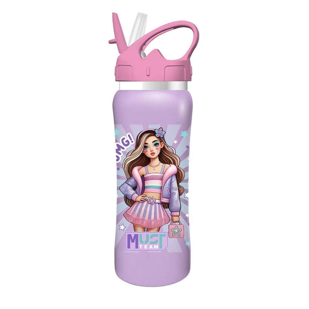 MUST TEAM ΣΕΤ ΦΑΓΗΤΟΥ FASHION GIRL ΦΑΓΗΤΟΔΟΧΕΊΟ PP 800ML & ΠΑΓΟΎΡΙ ΑΝΟΞΕΊΔΩΤΟ 500ML (587515)