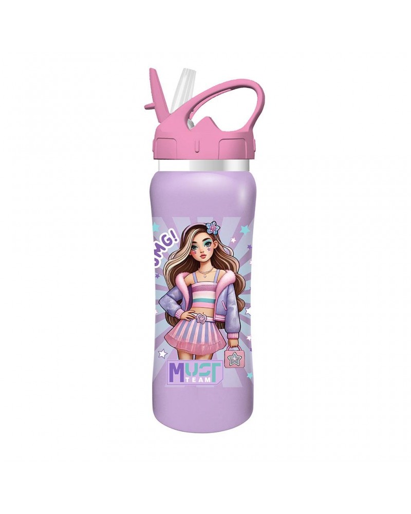 MUST TEAM ΣΕΤ ΦΑΓΗΤΟΥ FASHION GIRL ΦΑΓΗΤΟΔΟΧΕΊΟ PP 800ML & ΠΑΓΟΎΡΙ ΑΝΟΞΕΊΔΩΤΟ 500ML (587515)