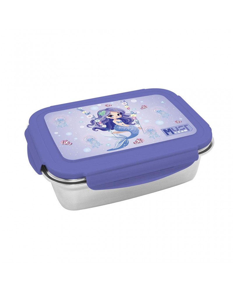 MUST TEAM ΦΑΓΗΤΟΔΟΧΕΙΟ ΑΝΟΞΕΙΔΩΤΟ 900ML 20,5Χ14,5Χ6ΕΚ MERMAID (587524)
