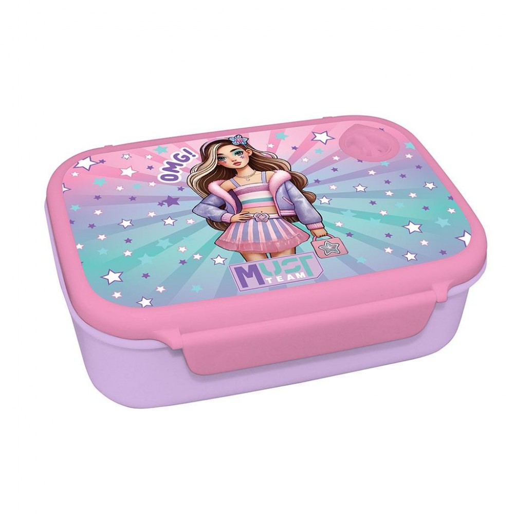 MUST TEAM ΦΑΓΗΤΟΔΟΧΕΙΟ PP 800ML 18Χ13X6ΕΚ FASHION GIRL (587525)