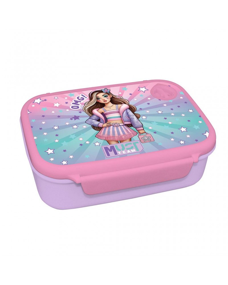 MUST TEAM ΦΑΓΗΤΟΔΟΧΕΙΟ PP 800ML 18Χ13X6ΕΚ FASHION GIRL (587525)