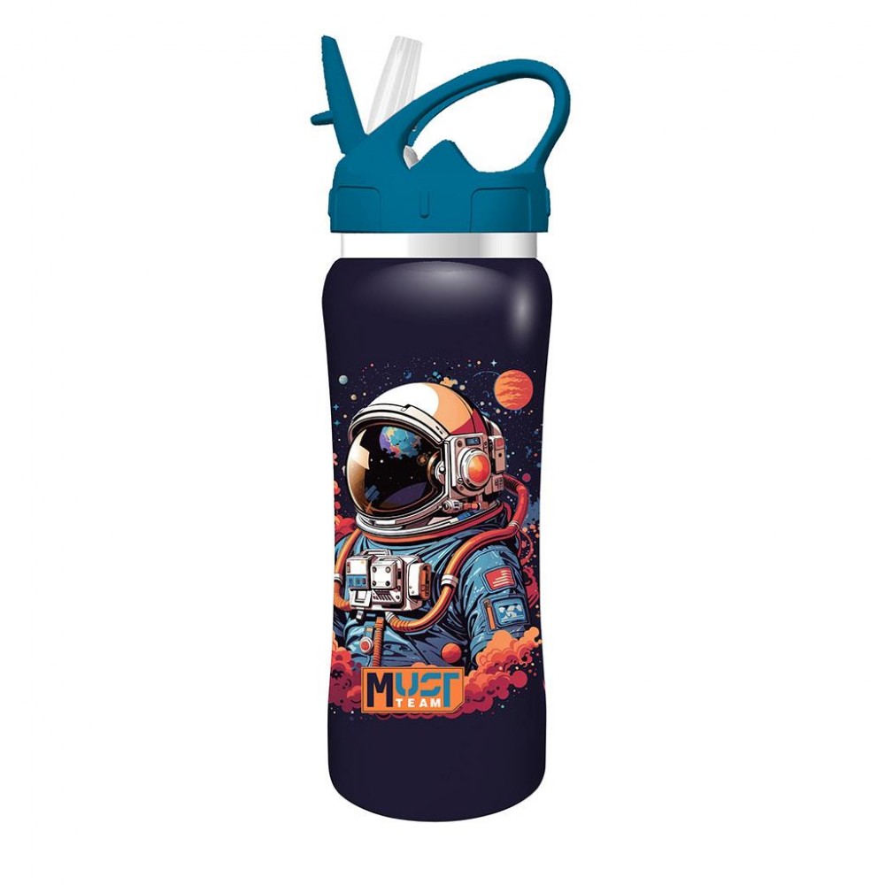 MUST TEAM ΣΕΤ ΦΑΓΗΤΟΔΟΧΕΙΟ PP 800ML & ΠΑΓΟΥΡΙ ΑΝΟΞΕΙΔΩΤΟ 500ML ΑΣΤΡΟΝΑΥΤΗΣ (587571)
