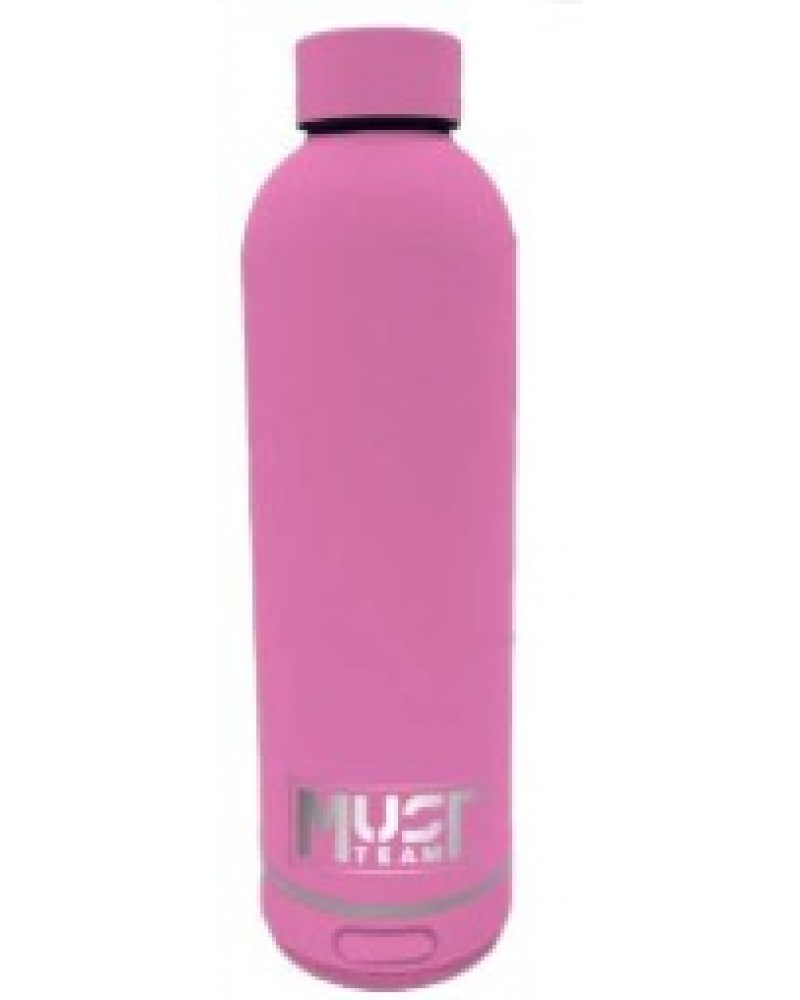 MUST TEAM ΠΑΓΟΥΡΙ ΘΕΡΜΟΣ 500ML ΑΝΟΞΕΙΔΩΤΟ BLUETOOTH 7,4Χ22,2CM  ΡΟΖ (587607)