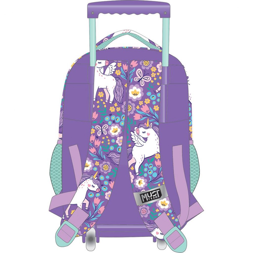 MUST TEAM TROLLEY ΣΧΟΛΙΚΟ 34Χ20Χ44ΕΚ 3ΘΗΚΕΣ ΜΩΒ ΜΟΝΟΚΕΡΟΣ (587627)