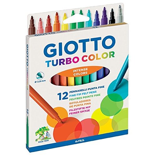GIOTTO ΜΑΡΚΑΔΟPΟΙ 12ΤΕΜ TURBO COLOR (71400)