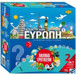 Επιτραπέζιο Παιχνίδι Ερωτήσεων & Ταξιδεύω Στην Ευρώπη (03-259)
