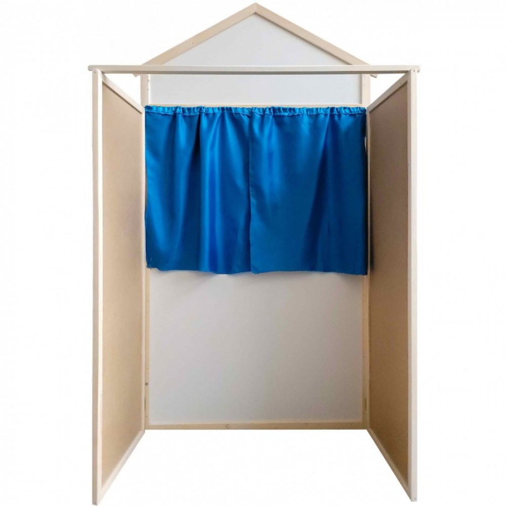 ΚΟΥΚΛΟΘΕΑΤΡΟ ΞΥΛΙΝΟ ΣΕ ΚΟΚΚΙΝΟ ΧΡΩΜΑ (007Κ)