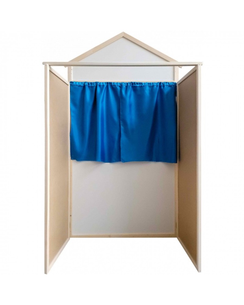 ΚΟΥΚΛΟΘΕΑΤΡΟ ΞΥΛΙΝΟ ΣΕ ΚΟΚΚΙΝΟ ΧΡΩΜΑ (007Κ)