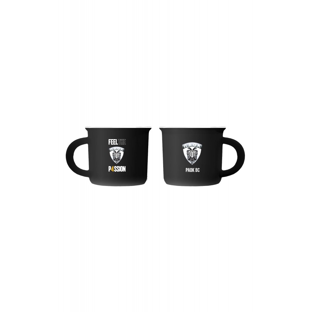ΣΥΛΛΕΚΤΙΚΗ ΚΟΥΠΑ ESPRESSO  ΠΑΟΚ ΜΠΑΣΚΕΤ 1 ΜΑΥΡΗ 75ML (BZ.XP.RP.00728)
