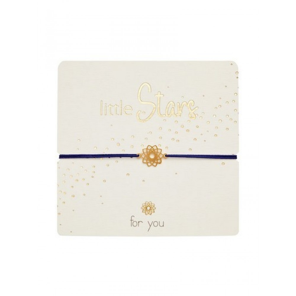 ΒΡΑΧΙΟΛΑΚΙ LITTLE STARS GOLD FLOWER (607352)
