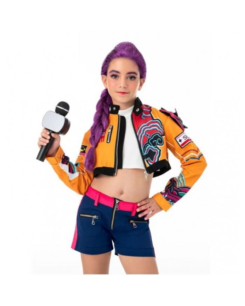 ΑΠΟΚΡΙΑΤΙΚΗ ΣΤΟΛΗ IDOLX K-POP SINGER HUNTER RUMI (5250)