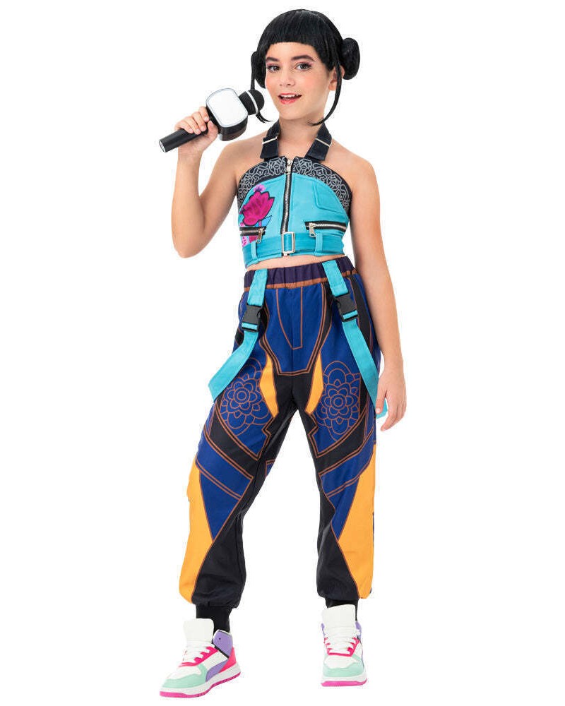 ΑΠΟΚΡΙΑΤΙΚΗ  ΣΤΟΛΗ IDOLX K-POP RAPPER HUNTER ZOEY (5251)