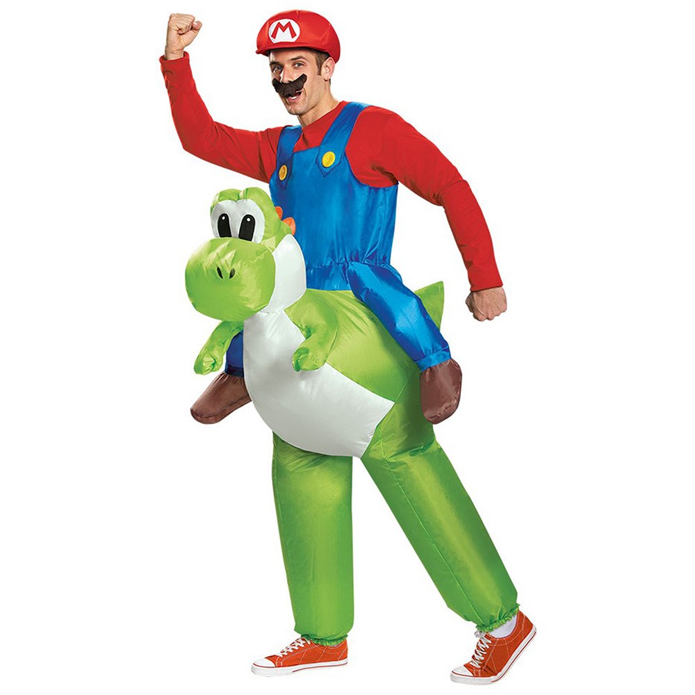 ΑΠΟΚΡΙΑΤΙΚΗ ΣΤΟΛΗ ΕΝΗΛΙΚΩΝ MARIO RIDING YOSHI INFLATABLE (85150AD)