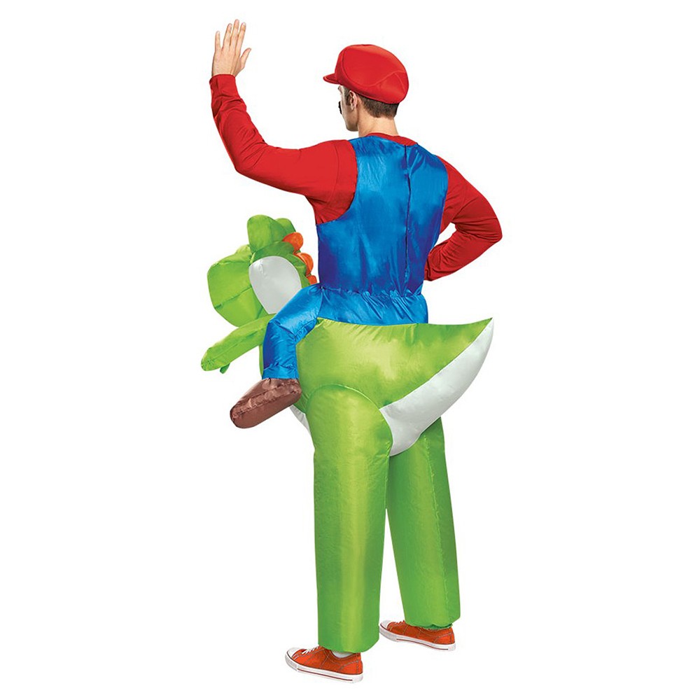 ΑΠΟΚΡΙΑΤΙΚΗ ΣΤΟΛΗ ΕΝΗΛΙΚΩΝ MARIO RIDING YOSHI INFLATABLE (85150AD)