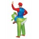 ΑΠΟΚΡΙΑΤΙΚΗ ΣΤΟΛΗ ΕΝΗΛΙΚΩΝ MARIO RIDING YOSHI INFLATABLE (85150AD)